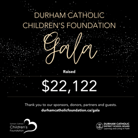the gala raised $22,122