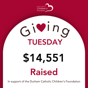 Giving Tuesday raised $14,551
